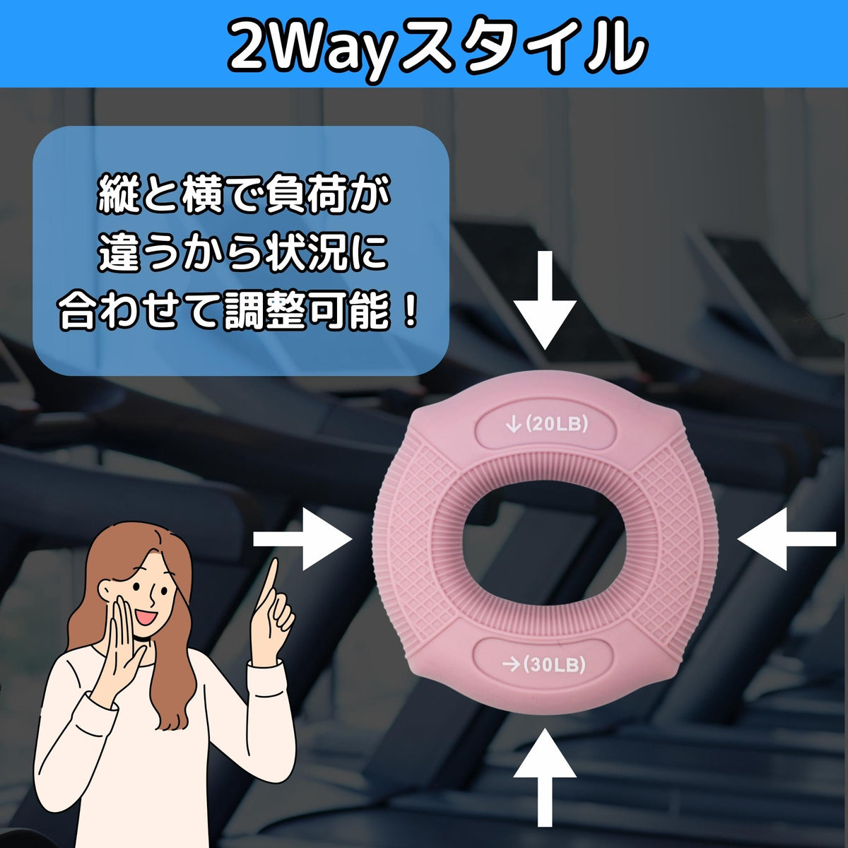握力グリッパー ドーナツ型