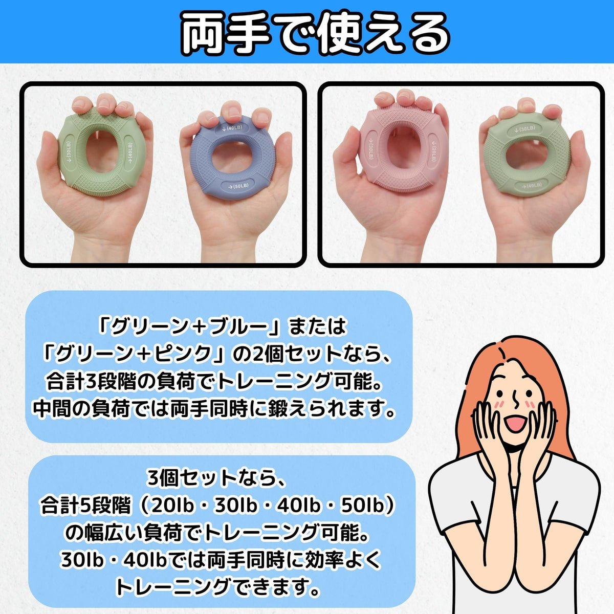 握力グリッパー ドーナツ型